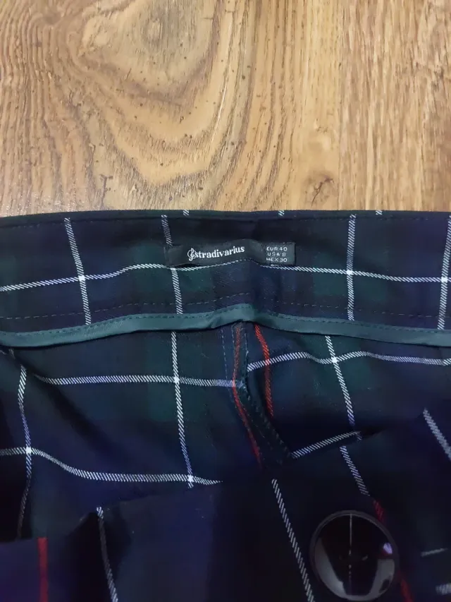 Falda pantalón cuadros