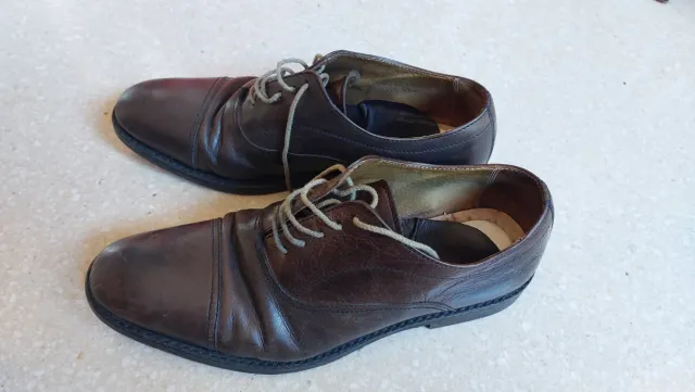 Zapatos piel de vestir US Polo hombre marrones