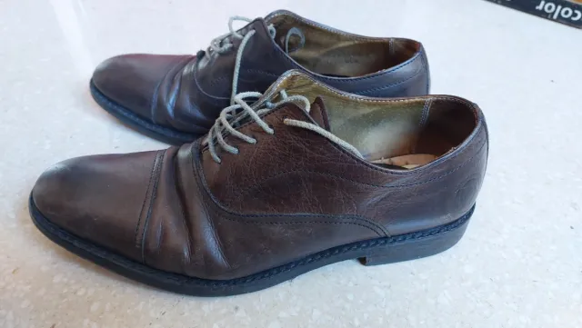Zapatos piel de vestir US Polo hombre marrones