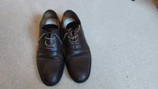 Zapatos piel de vestir US Polo hombre marrones