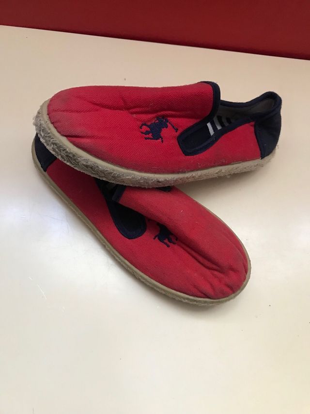 Zapatillas Polo Ralph Lauren rojas