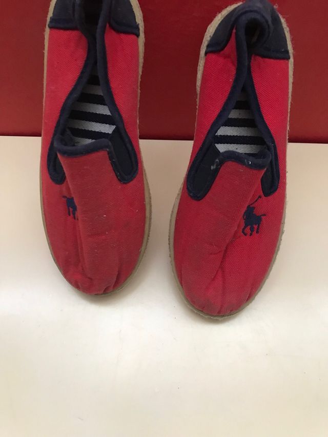 Zapatillas Polo Ralph Lauren rojas