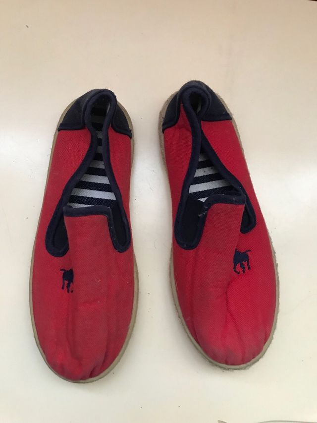 Zapatillas Polo Ralph Lauren rojas