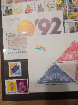 Sellos de España 1991-1992 (Filatelia)