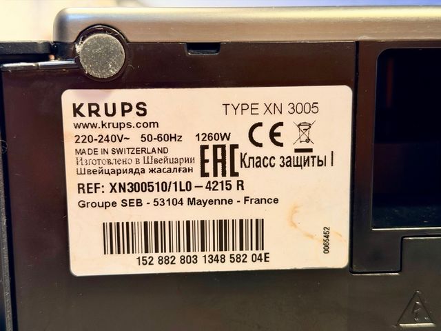 Cafetera Nespresso Krups Pixie Titan