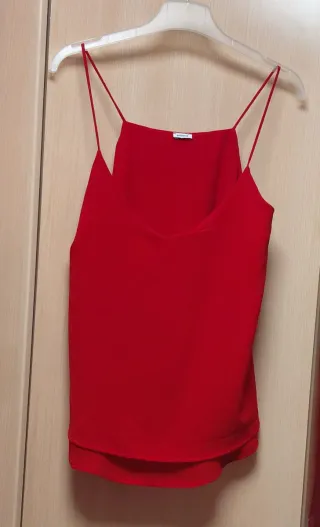 Camiseta tirantes roja