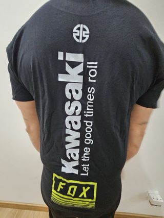 Camiseta Kawasaki Racing Team Negra