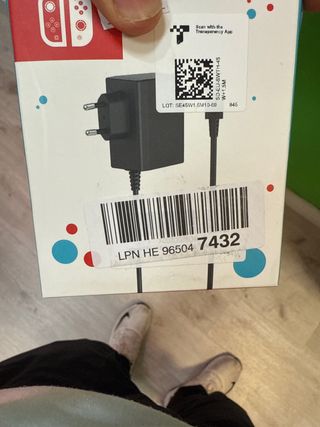 Cargador Nintendo Switch UE