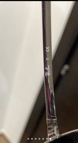 Occhiali Ray-Ban metallo argento