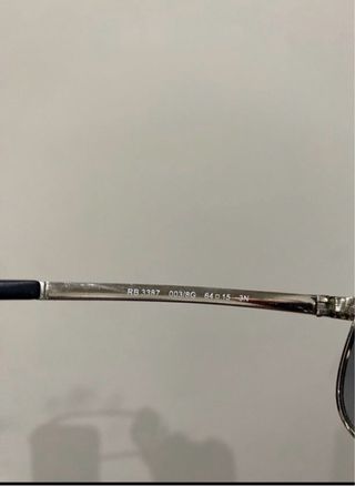 Occhiali Ray-Ban metallo argento