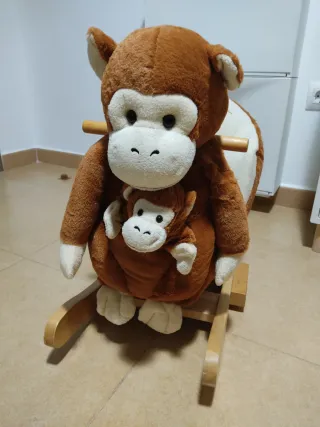Balancín Mono Peluche Bebé