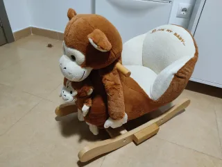 Balancín Mono Peluche Bebé