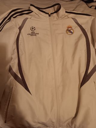 Chaqueta Deportiva Real Madrid Antigua Naranja