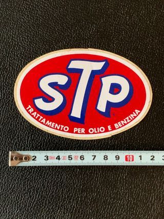 Sticker Vintage STP Anni '60 Originale