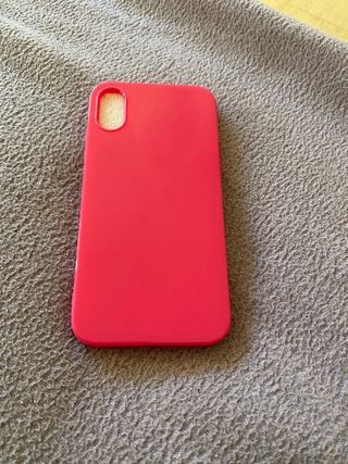 Funda iPhone X/XS rosa fucsia