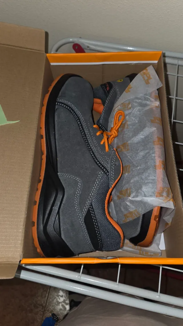 Zapatos de seguridad MPL grises y naranjas