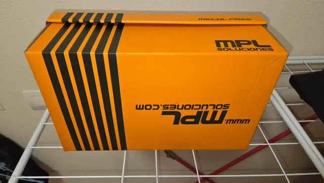 Zapatos de seguridad MPL grises y naranjas