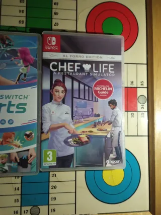 Pack Nintendo Switch Sports + chef life