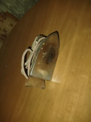 Plancha antigua decoración colección