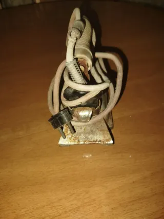 Plancha antigua decoración colección