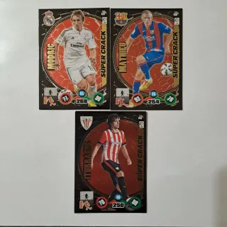 3 Cromos Supercrack Adrenalyn 2014/2015