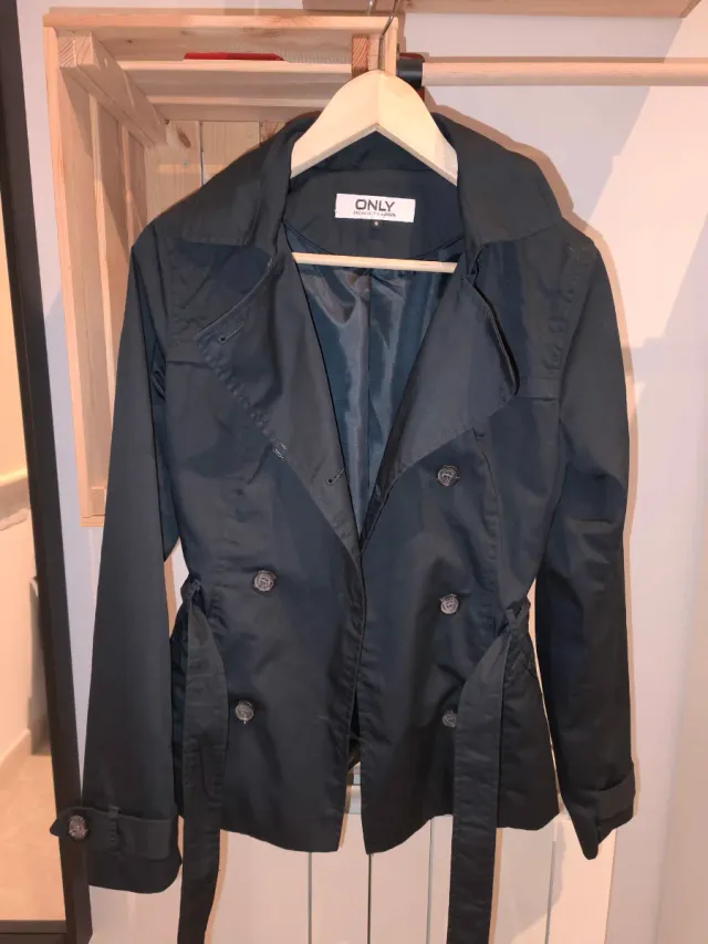 Gabardina Only Negra Talla S