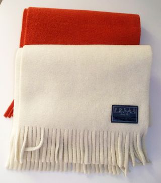 Sciarpe Polar Cruise beige e arancione