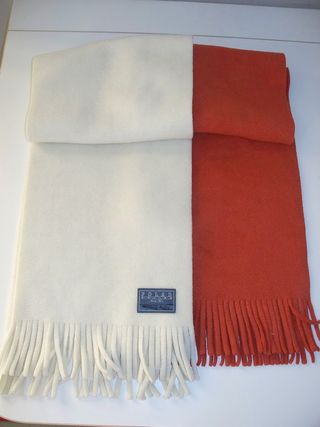 Sciarpe Polar Cruise beige e arancione