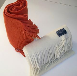 Sciarpe Polar Cruise beige e arancione