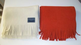 Sciarpe Polar Cruise beige e arancione