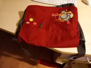 Bolso bandolera para apuntes y portátil