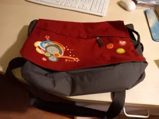 Bolso bandolera para apuntes y portátil