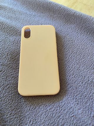 Funda iPhone X/XS Color rosa clarito