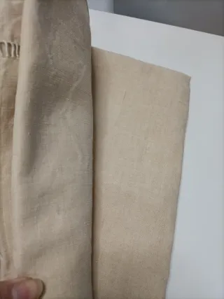 Sábana encimera lino métis francés 215x310cm beige