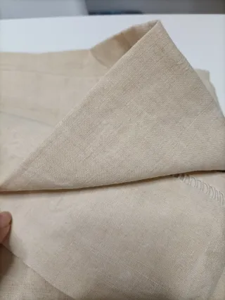 Sábana encimera lino métis francés 215x310cm beige