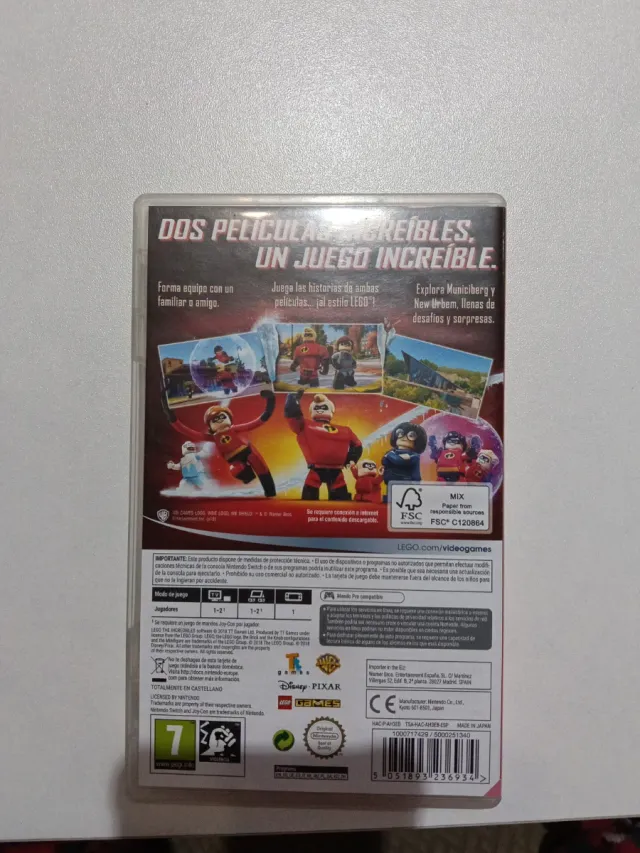 Juego Nintendo Switch Los Increíbles