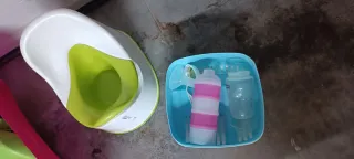 Lote Bañera Bebé, Orinal y Asiento