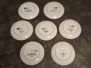 Set 7 Piatti Royal Copenhagen Castelli