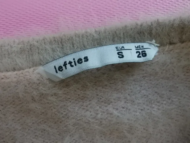 Jersey rosa claro peludo