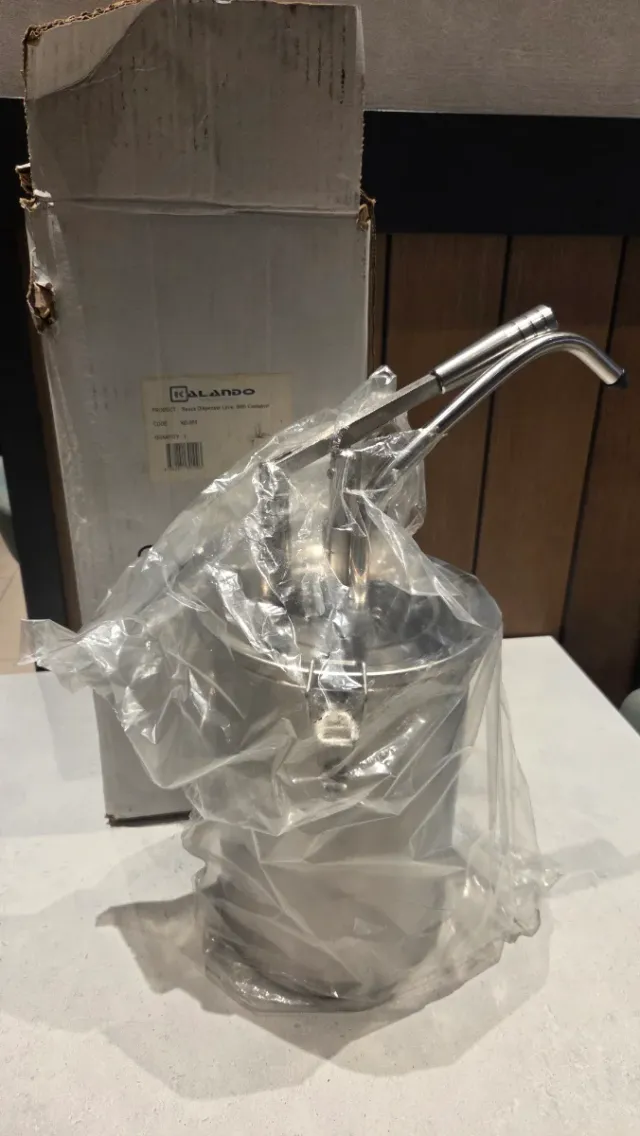 Dosificador de salsas de acero inoxidable