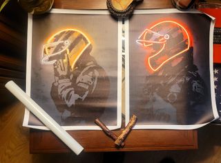 2 Stampe Ayrton Senna & Michael Schumacher