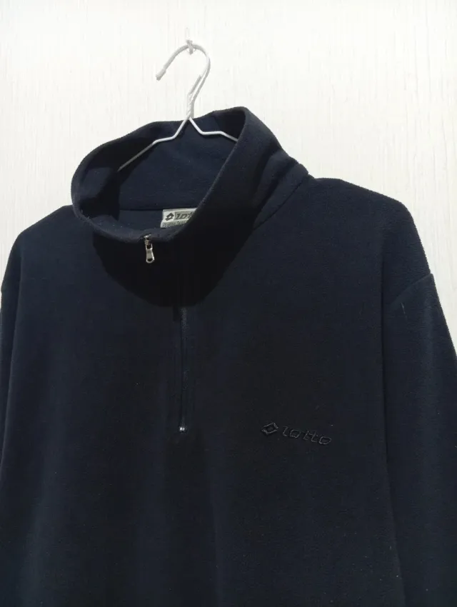 Forro polar Vintage Lotto azul marino Talla XL