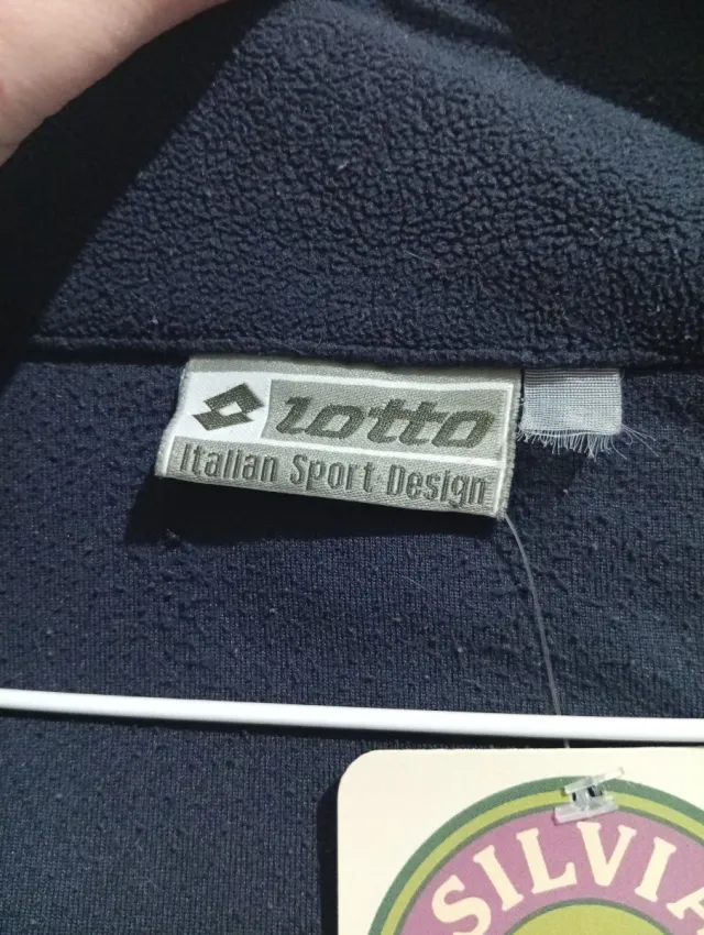 Forro polar Vintage Lotto azul marino Talla XL