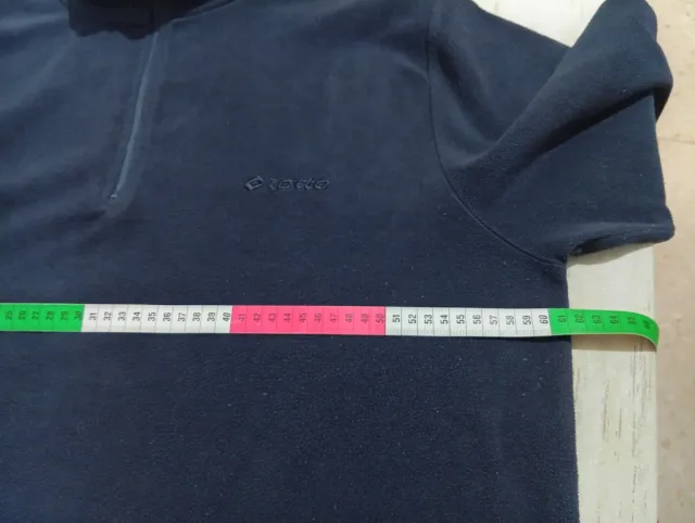 Forro polar Vintage Lotto azul marino Talla XL
