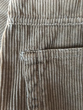 2 Pantalones Pana Armani Hombre Camel y Marrón