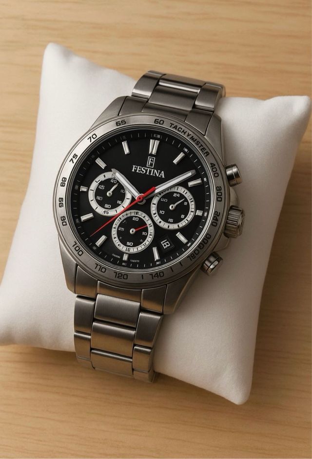 Reloj FESTINA de ACERO, excelente usado (sin caja)