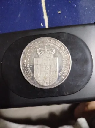 Medalla Plata Rara Don Felipe Borbon Y Grecia