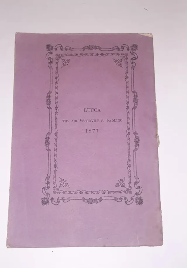 Storia Maria Santissima Lucca 1877