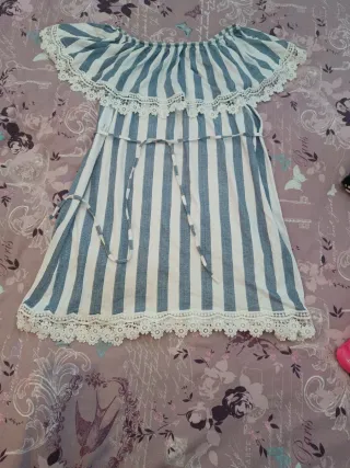 Vestido playero rayas L/40/12