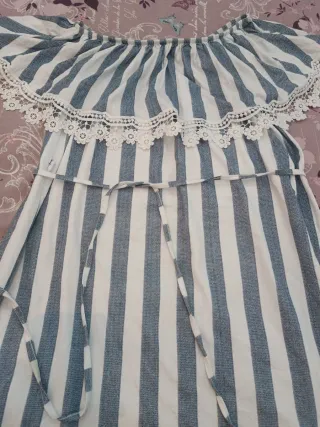 Vestido playero rayas L/40/12